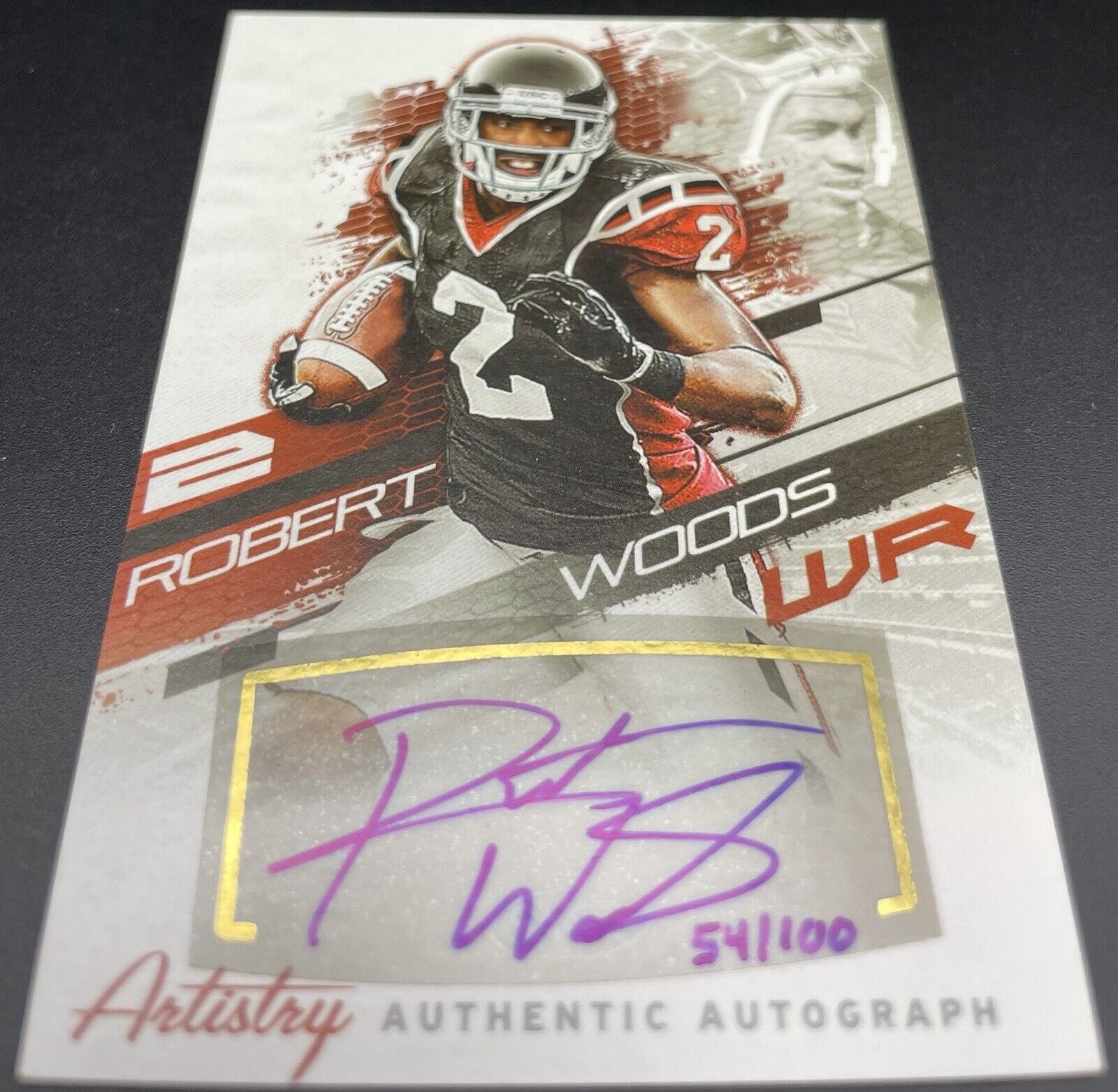 Robert Woods 2013 Sage #AA-12 Autograph 54/100 RC Buffalo Bills Super Bowl Champ