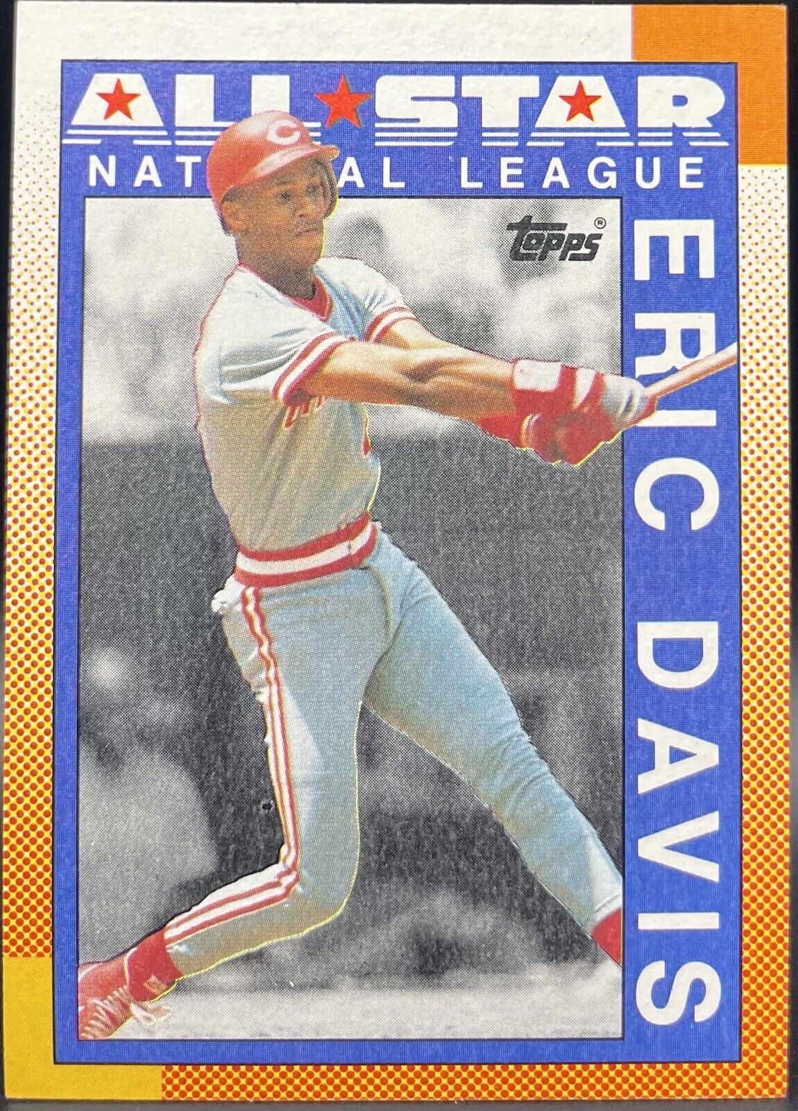 1990 Topps Eric Davis All-Star #402 Cincinnati Reds