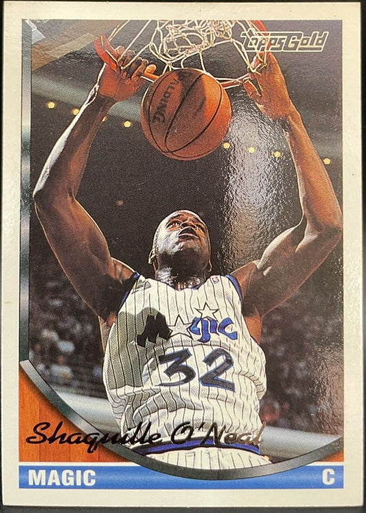 Shaquille O’Neal 1993 Topps Gold #181 (RC) Orlando Magic
