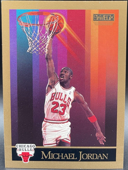 Michael Jordan - 1990 Skybox Basketball Chicago Bulls #41 HOF NM