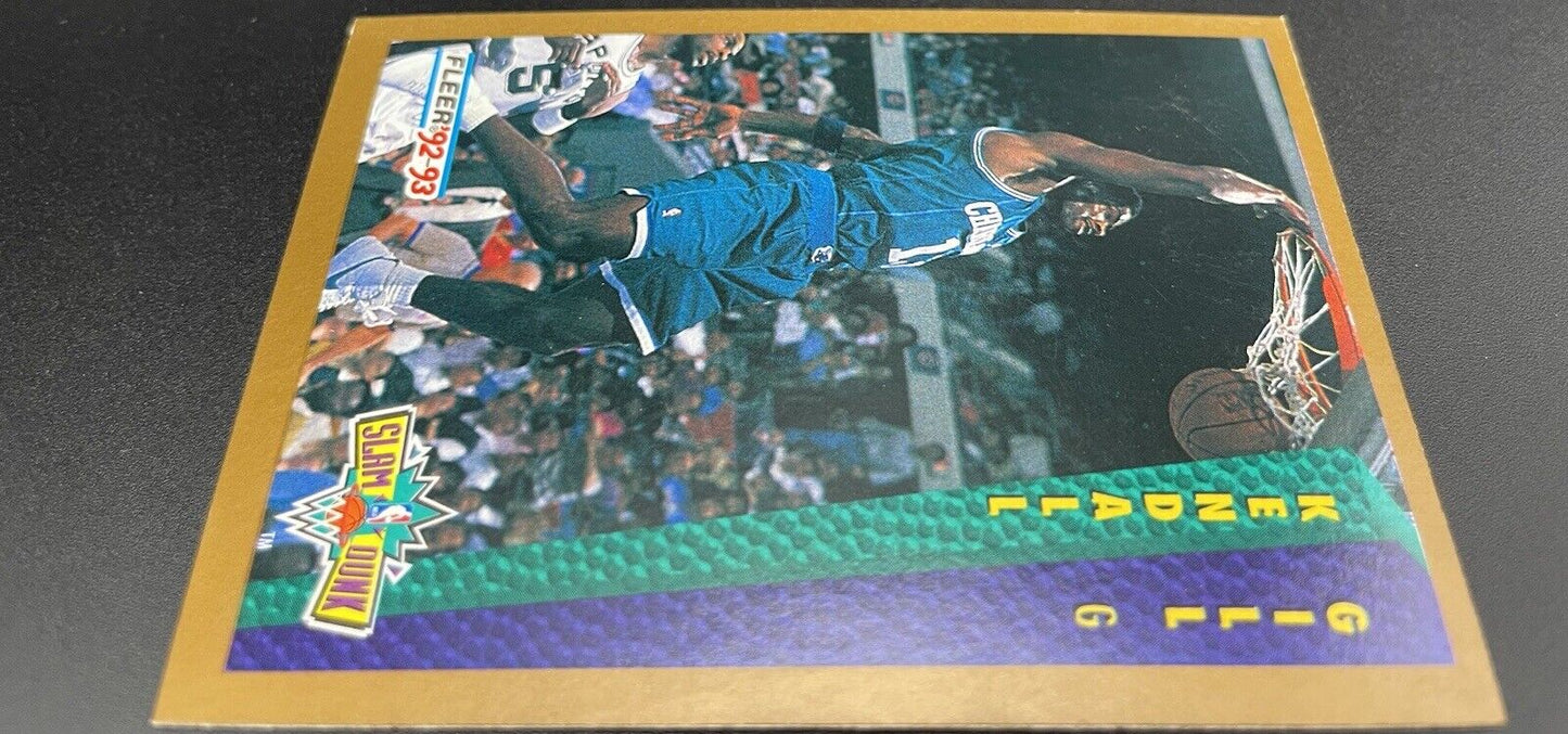 1993 Fleer Slam Dunk Kendall Gill #297 Charlotte Hornets ￼