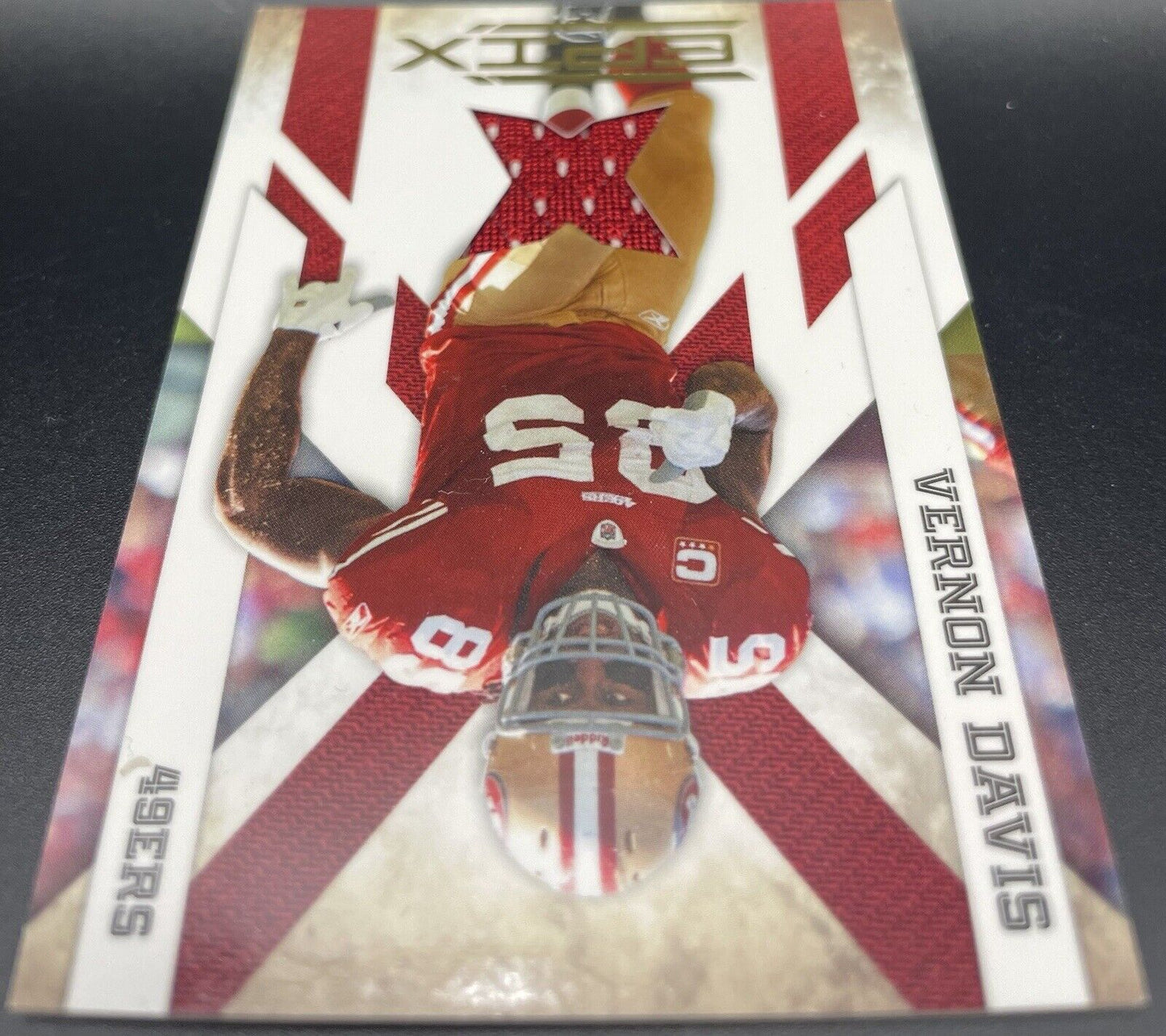 2010 Panini Epix VERNON DAVIS Jersey Memorabilia #85 #'d /299 49ers Patch