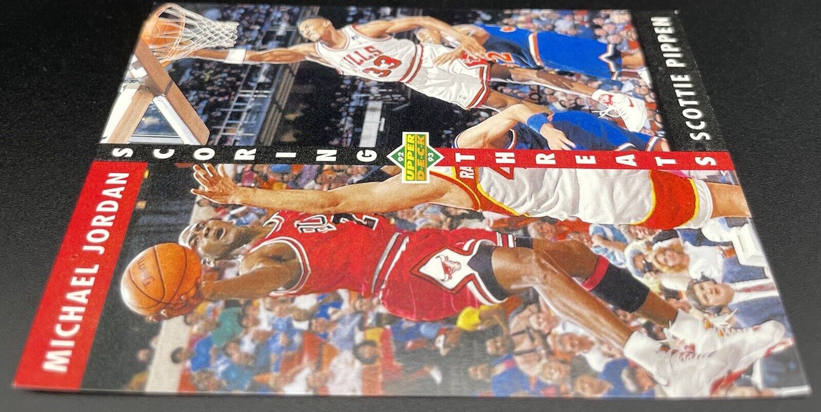 1992 Upper Deck #62 Michael Jordan / Scottie Pippen Scoring Threats Bulls🔥