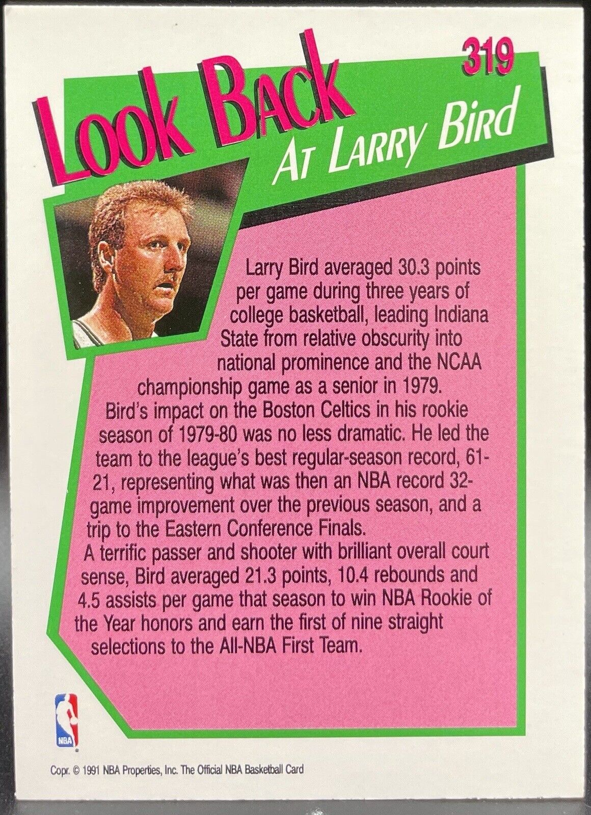 Larry Bird 1990-93 Upper Deck, HOOPS Bostin Celitics HOF Collectors Choice