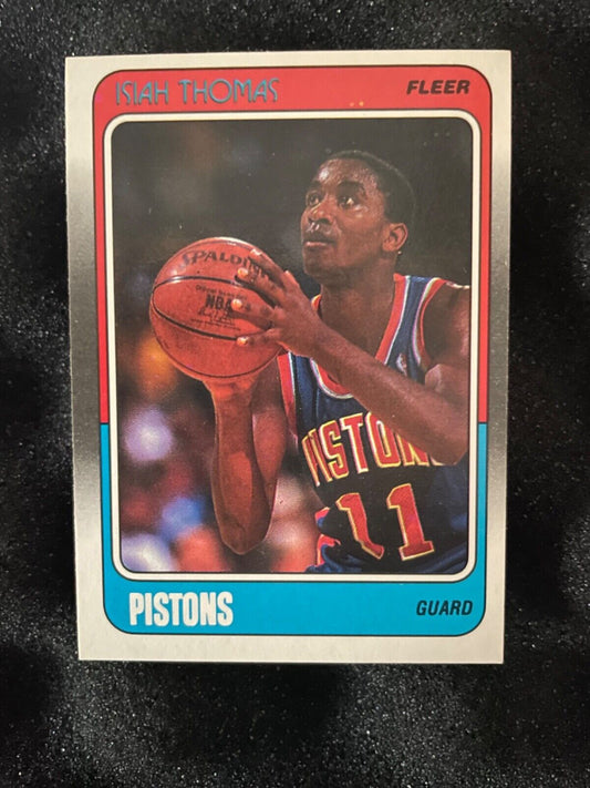 1988-89 Fleer - #45 Isiah Thomas always handled with gloves 🔥SALE🔥 close out💥