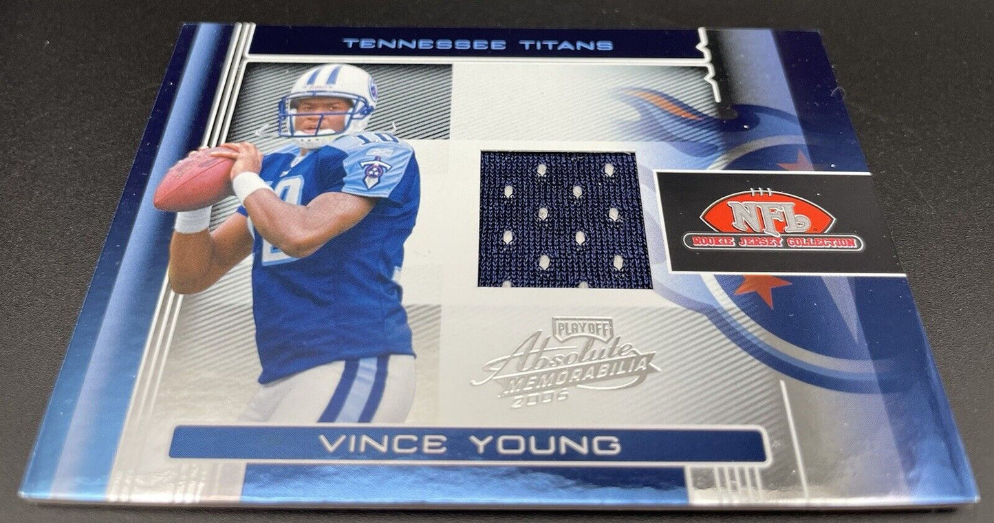 Vince Young 2006 Donruss Absolute ##RJC-3ITE Patch Tennessee Titans￼