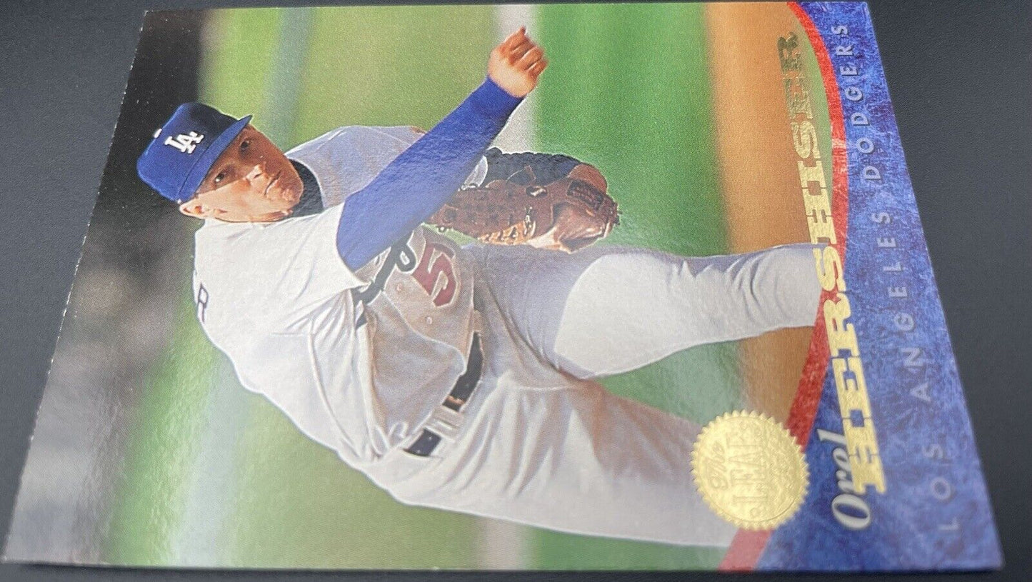 Orel Hershiser 1994 Donruss The Leaf Set #16 Los Angeles Dodgers Limited Edition