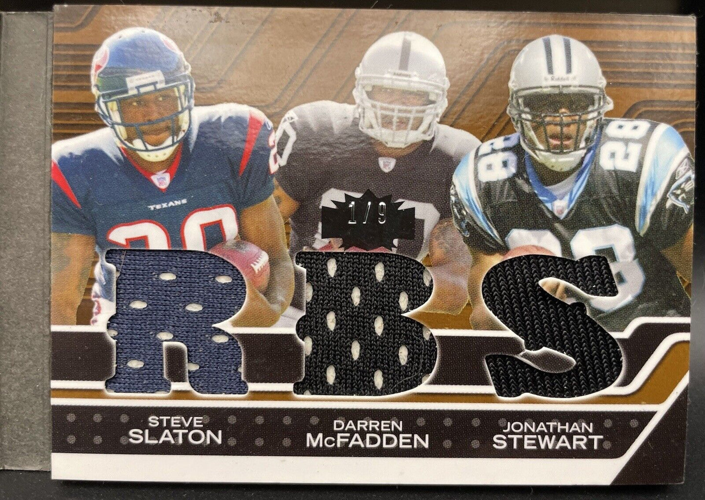 Matt Forte Darren McFadden 2008 Triple Threads #TTDCR-6 Patches  1/9 Book Rare