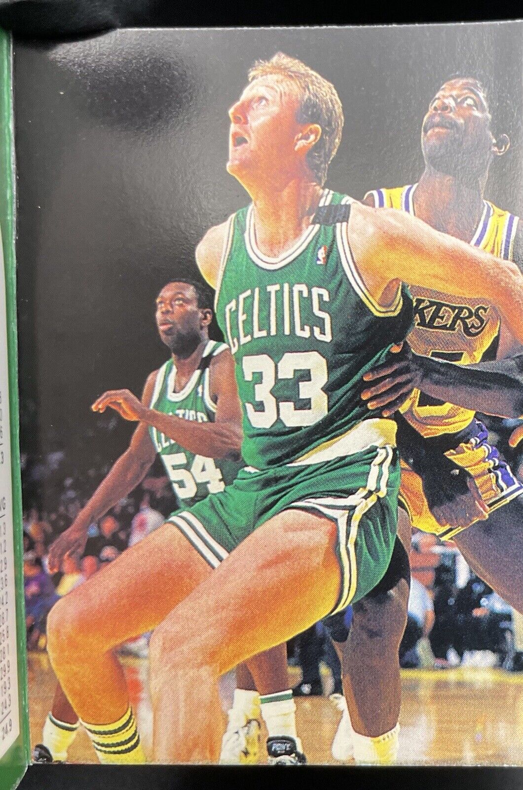 1990 NBA HOOPS Larry Bird #37 Collect A Book Boston Celtics RARE🔥