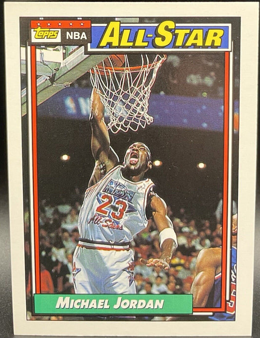 1992 Topps All star Michael Jordan #115 1991–92 Nba All-Star The Goat🔥🔥🏀