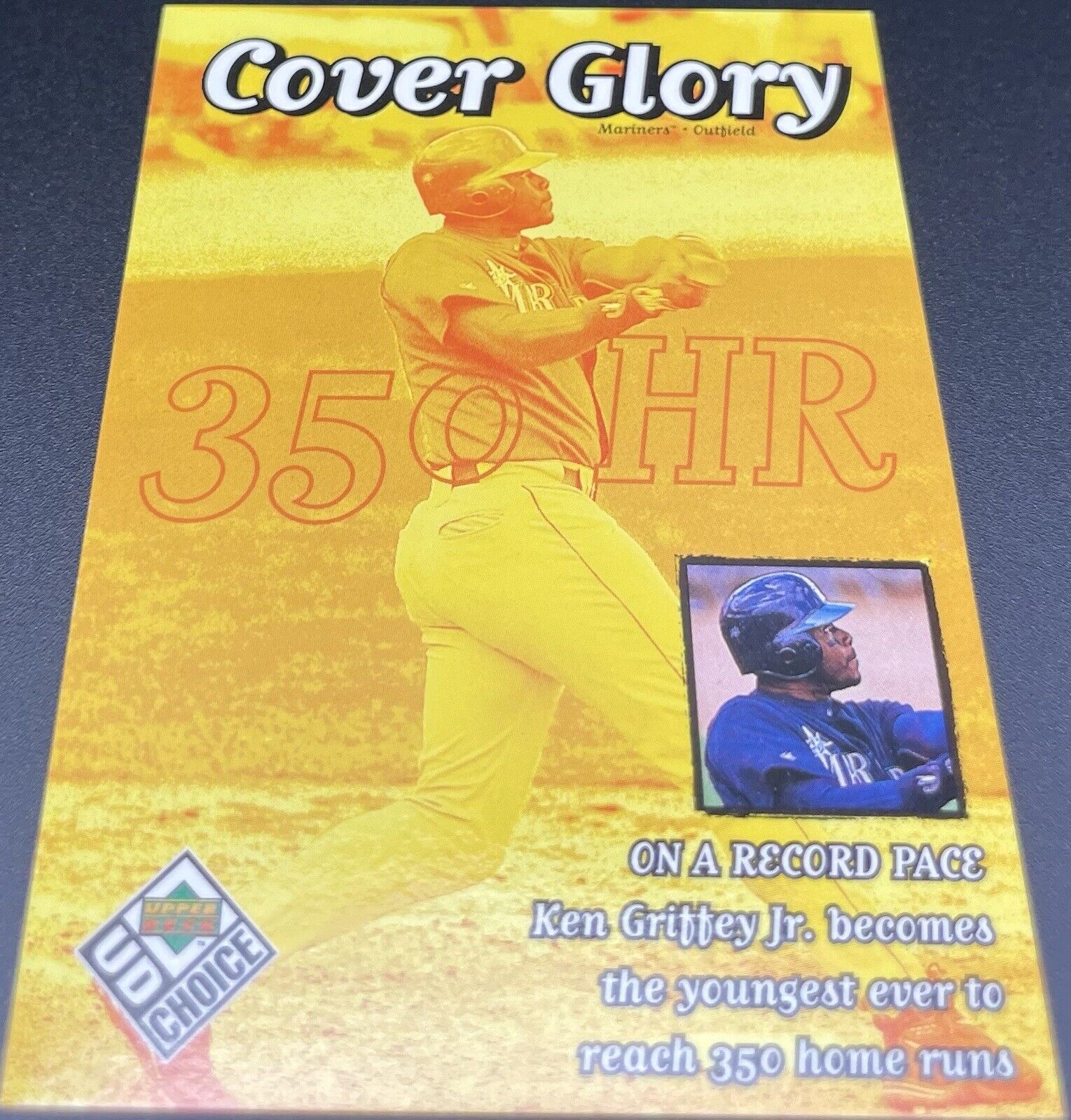 KEN GRIFFEY JR 1999 Upper Deck Choice Cover Glory #37 Seattle Mariners MVP HOF