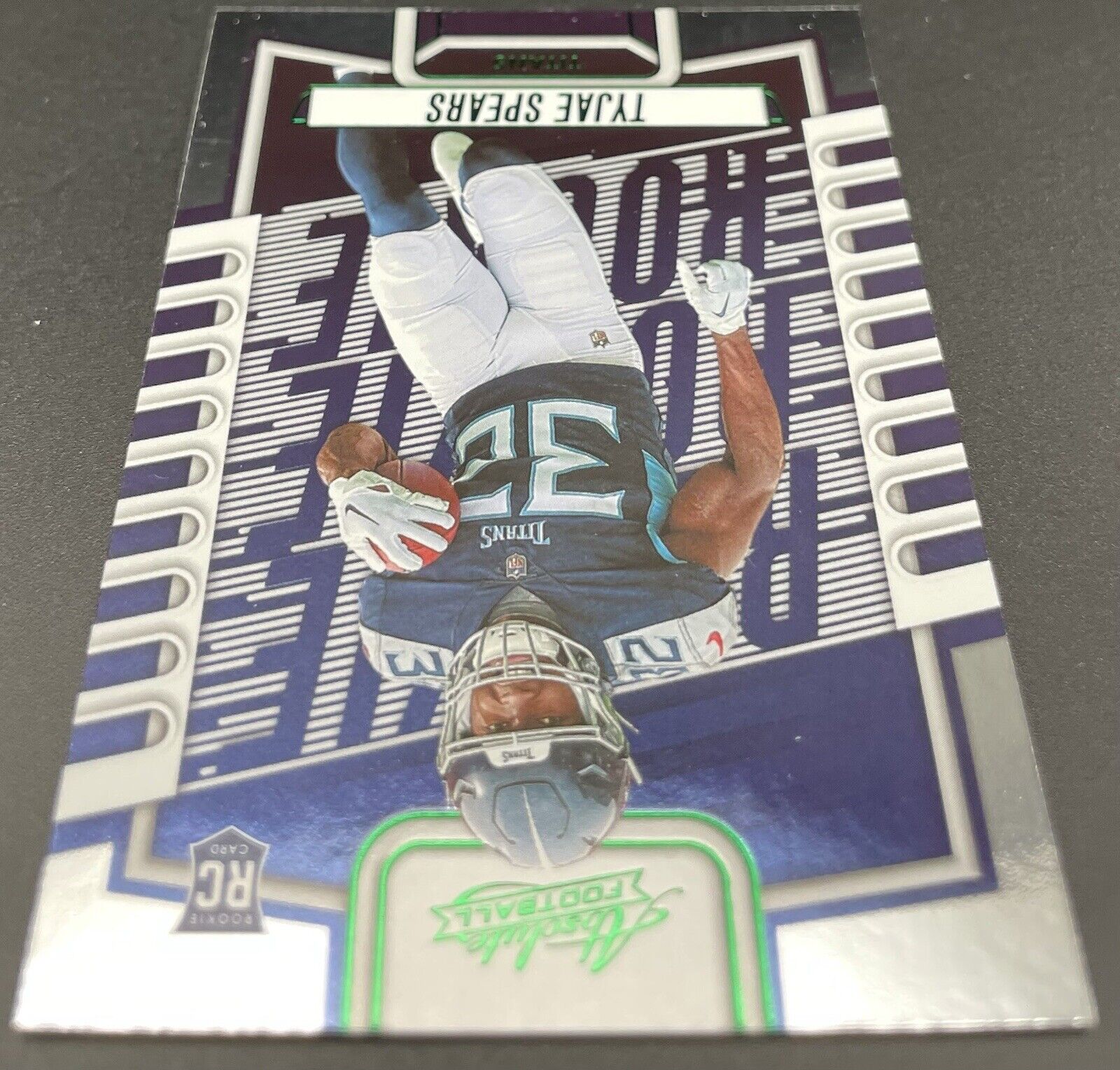 Tyjae  Spears 2023 Panini Absolute #129 Rookie Card Green Tennessee Titans