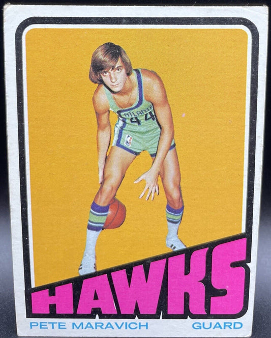 Pete Maravich (Pistol Pete) 1972 Topps #5 HOF Atlanta Hawks