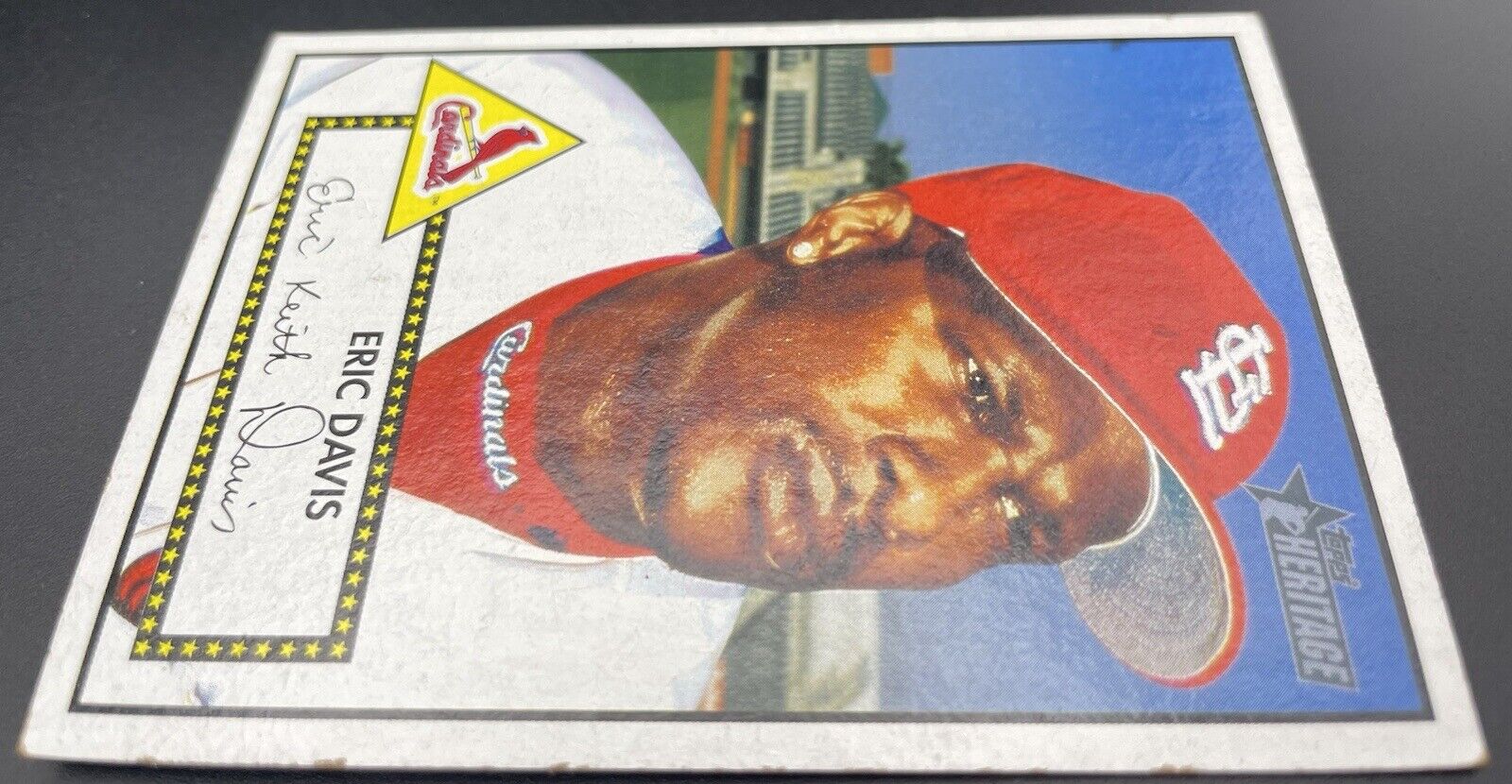 Eric Davis 2001 Topps Retro #295 Louisville Cardinals