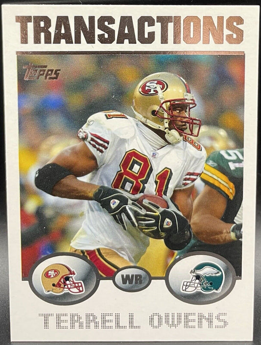 2004 Topps - Transactions Collection #70 Terrell Owens