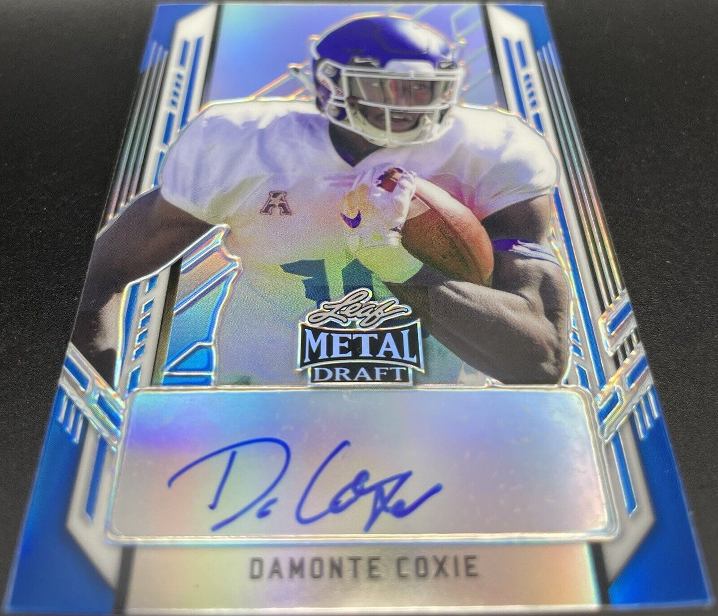 Damonte Coxie 2021 Leaf Metal #PA-DC1  Auto /35 Toronto Argonauts Metal