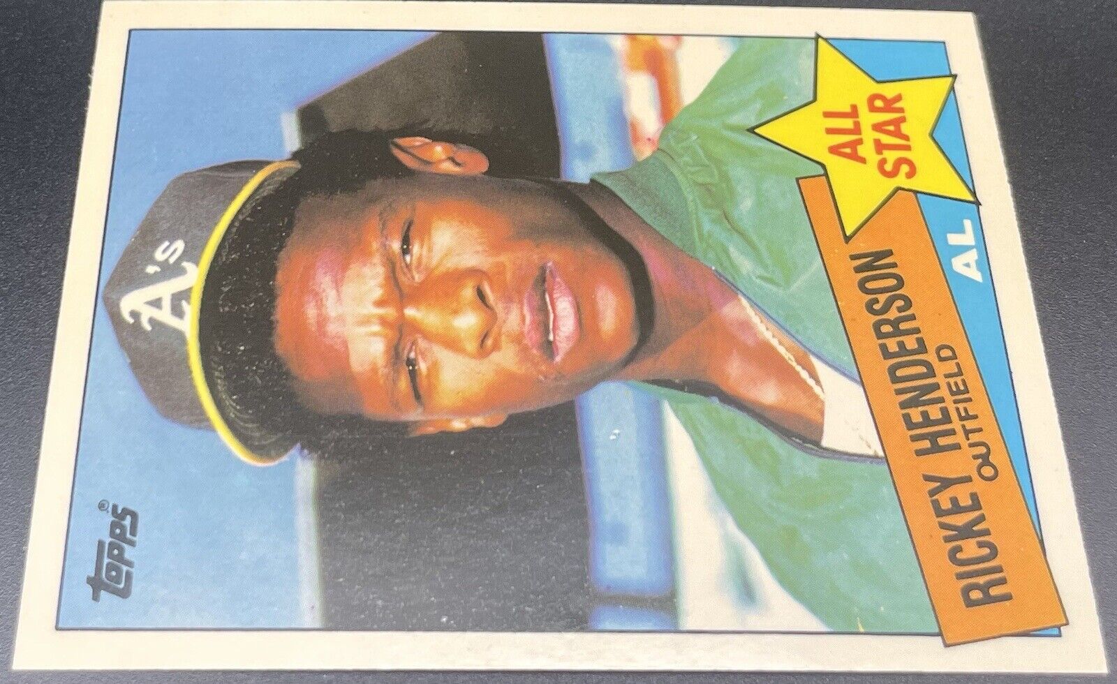 1985 Topps Tiffany Rickey Henderson AL All Star #706 Oakland Athletics 💥⚾️