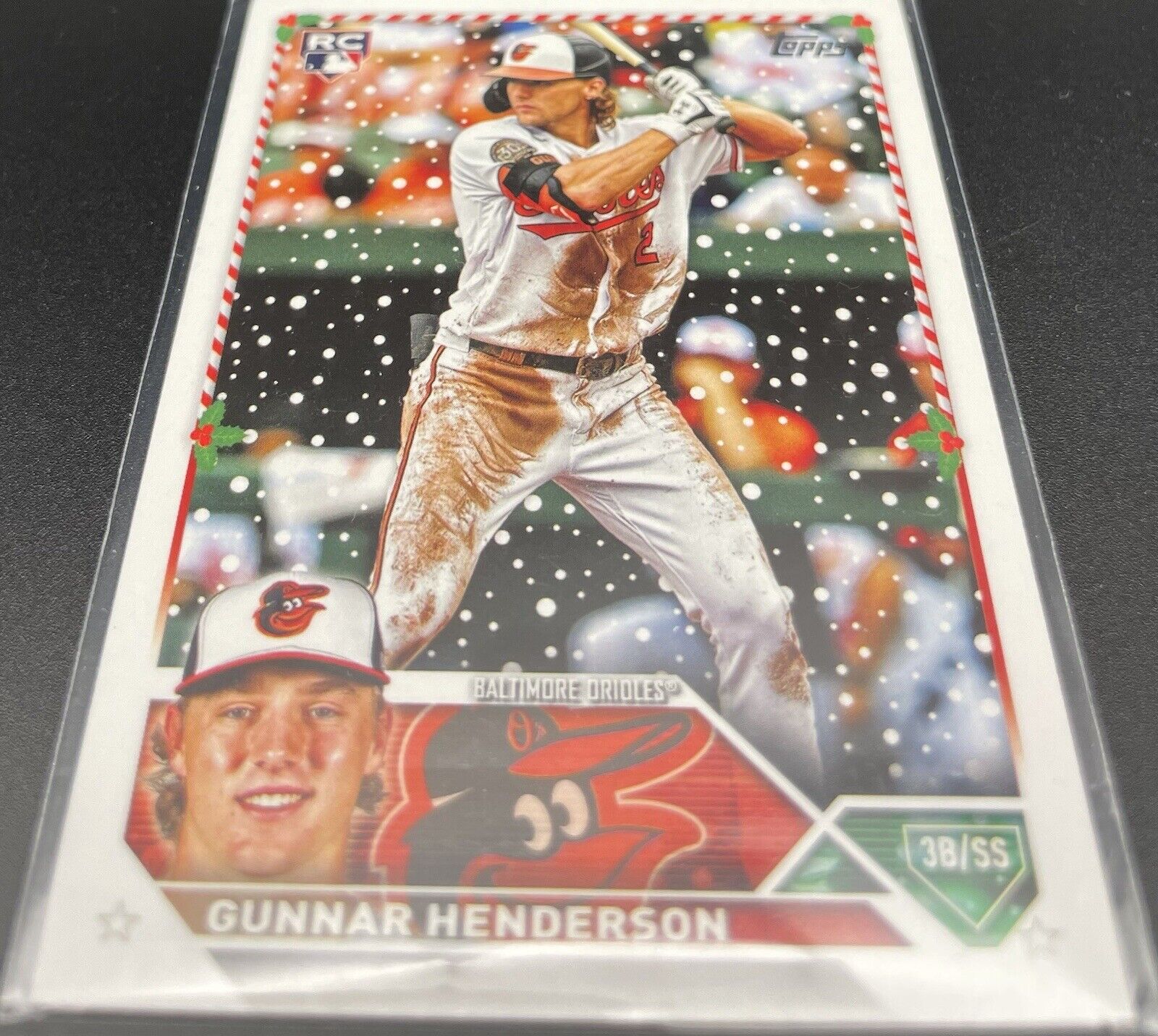 Gunner Henderson 2023 Topps Holiday #H4 Rookie Card Baltimore Orioles 