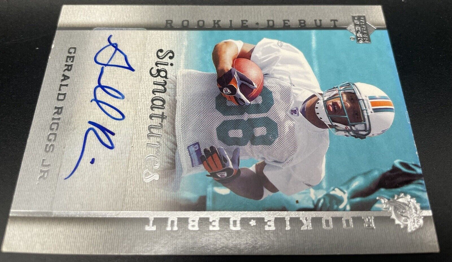 2006 Upper Deck Rookie Debut - Signatures #225 Gerald Riggs Jr. (AU, RC)