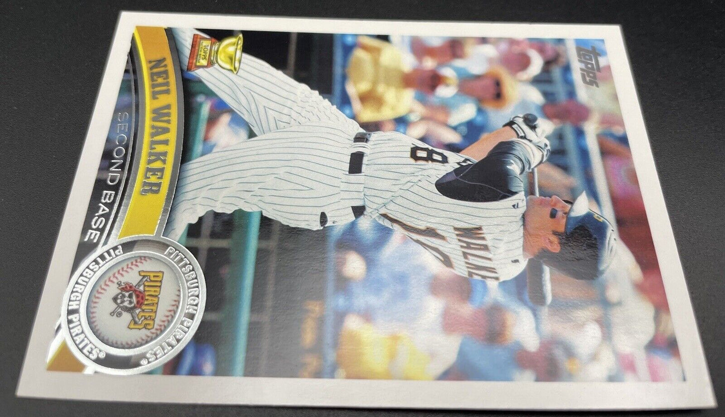 2011 Topps Neil Walker Baseball Pittsburgh Pirates #24 Rookie RC Cup