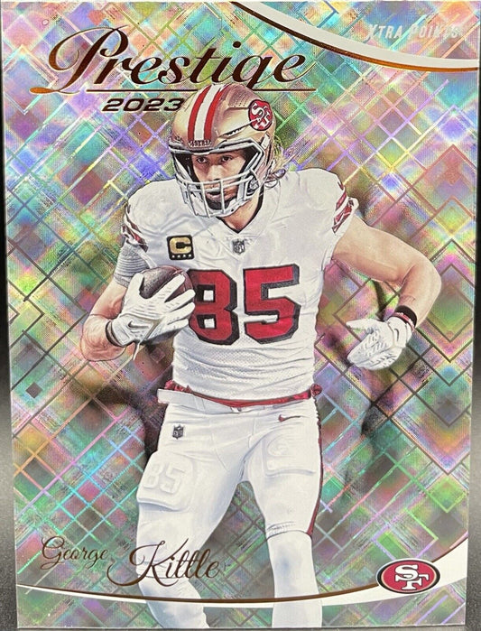 George Kittle 2023 Panini Prestige #260 extra point San Francisco 49ers