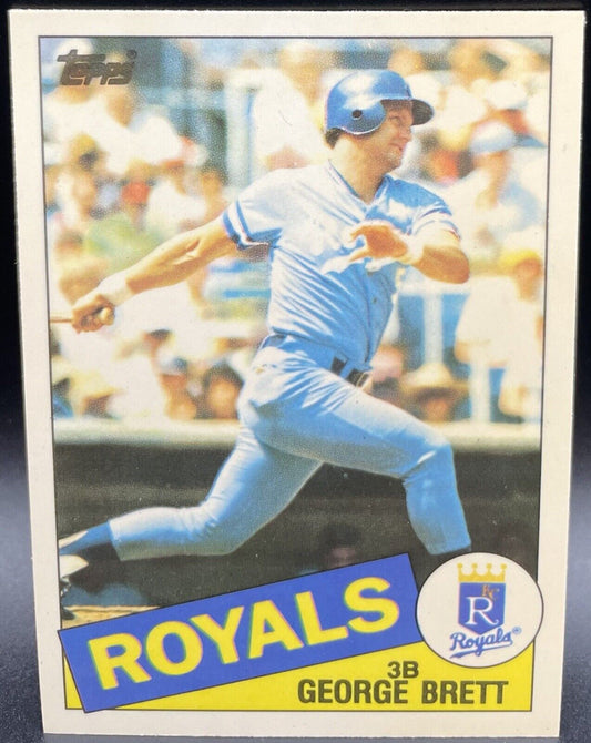 George Brett  1985 Topps (Tiffany)  #100  Kansas City Royals 