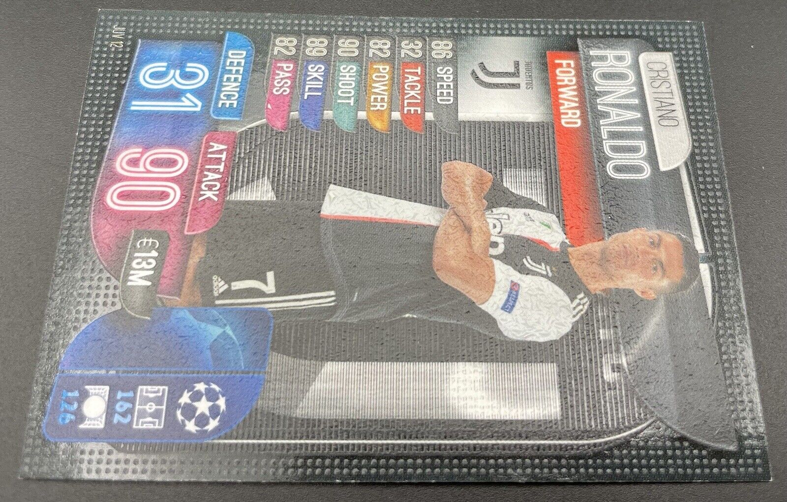 2019-20 Topps UEFA Champions League Match Attax #JUV 12 Cristiano Ronaldo JUVENT