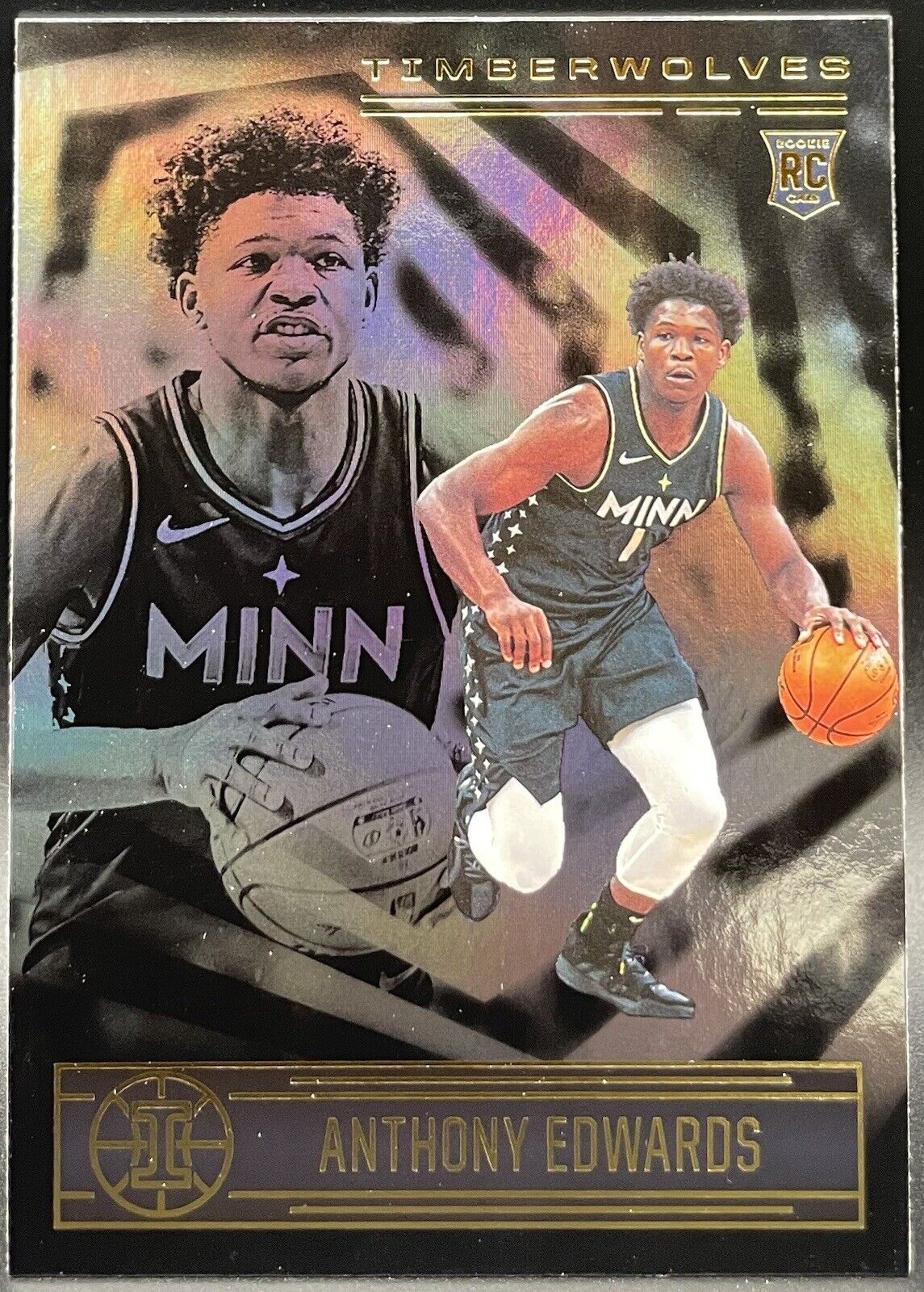 Anthony Edwards - Minnesota Timberwolves - 2020-21 Panini Illusions - #152 RC 