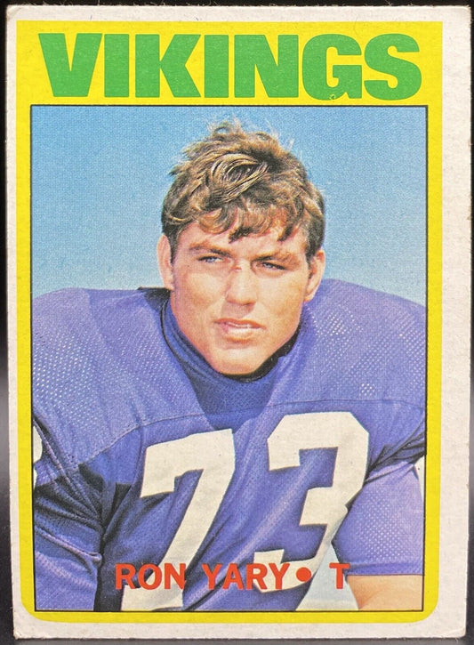 Ron Yary 1972 Topps #104 Rookie Card Minnesota Vikings  7xpro-bowl