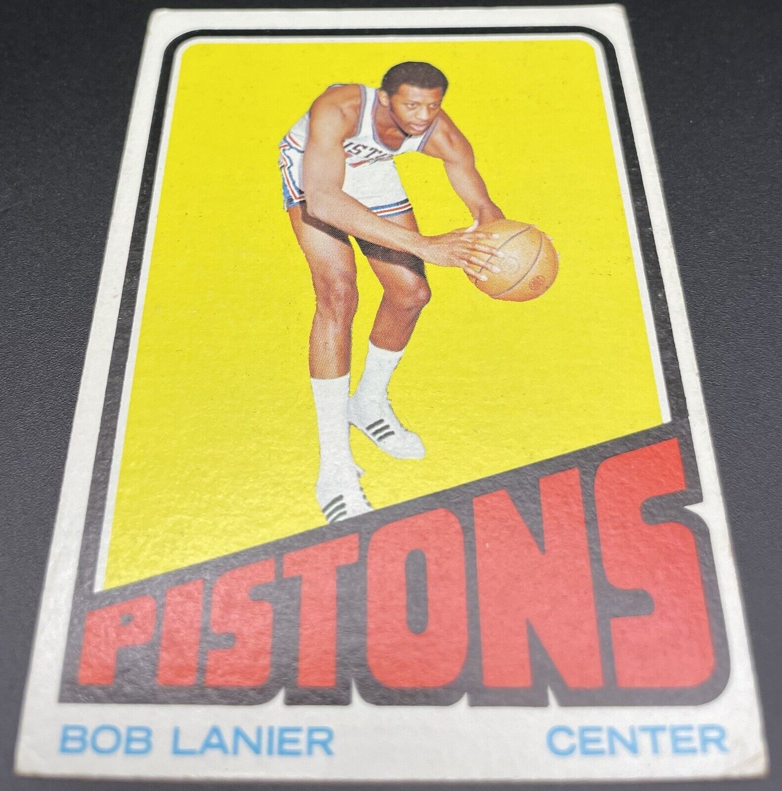 Bob Lanier 1972 Topps #80 Detroit Pistons