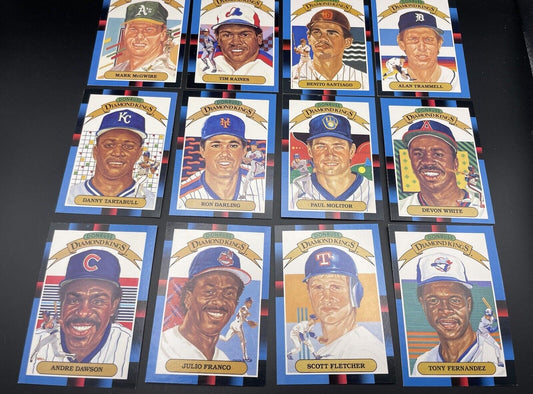 1987 Donruss Diamond Kings Complete Set Of 27 Cards In Mint Condition!!￼