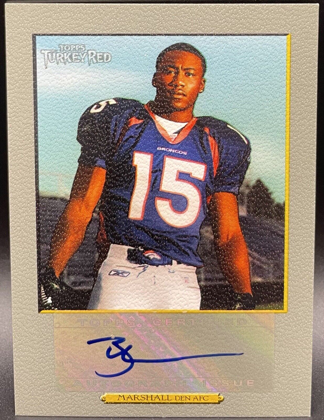 2006 Topps Turkey Red - Autographs #TRA-BM Brandon Marshall (AU, RC)