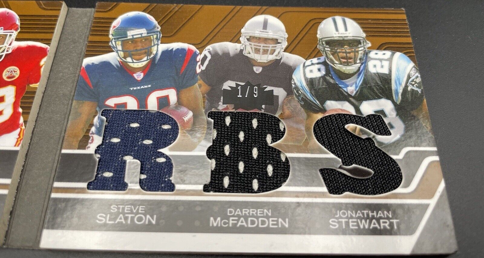 Matt Forte Darren McFadden 2008 Triple Threads #TTDCR-6 Patches  1/9 Book Rare