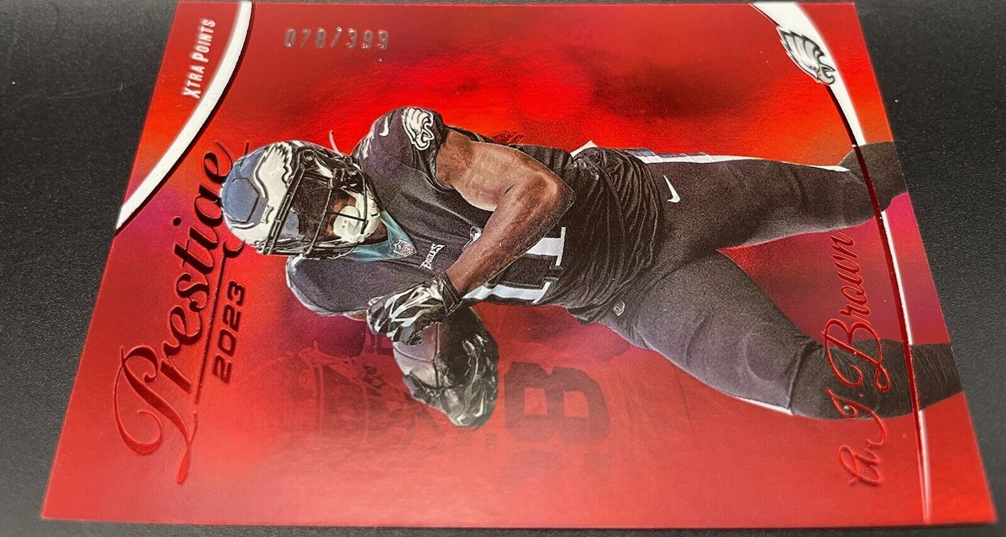 2023 Panini Prestige - Xtra Points Red #234 A.J. Brown /399