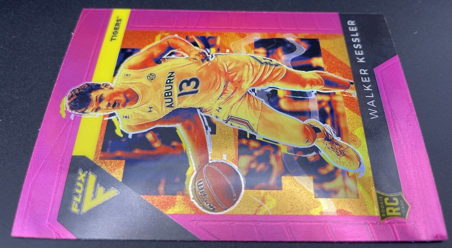 Walker Kessler 2022 Panini Chronicles Pink Flux #16 RC Utah Jazz