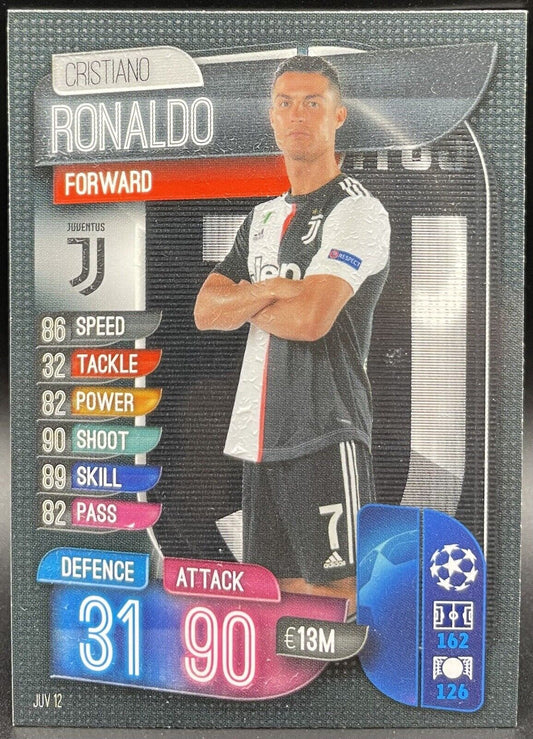 2019-20 Topps UEFA Champions League Match Attax #JUV 12 Cristiano Ronaldo JUVENT