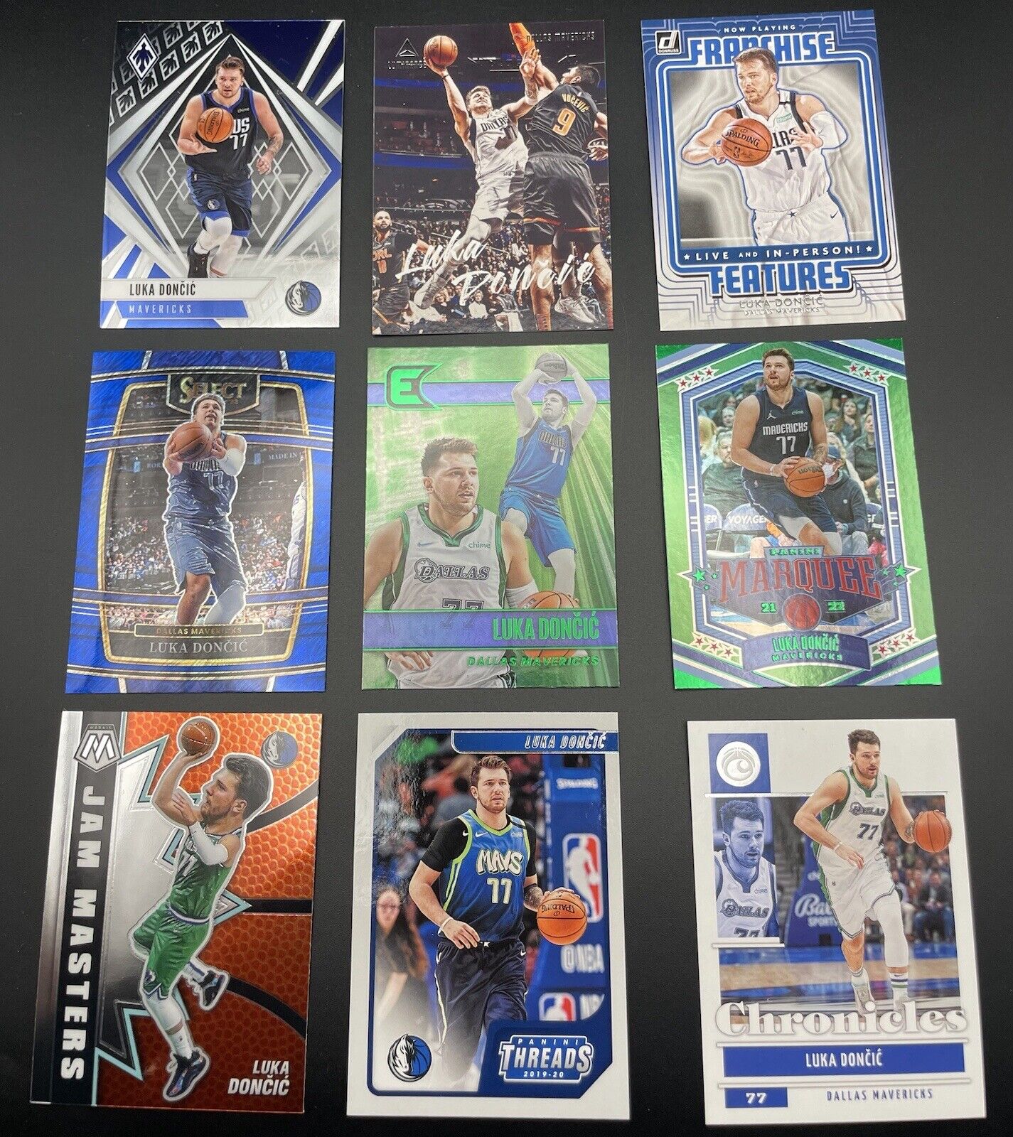 Luka Doncic 2019 - 2021 Panini Basketball Cards Chronicles , Select , Mosaic etc