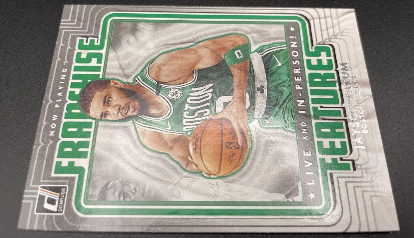 Jayson Tatum 2020 Panini Donruss #2 Franchise Features Boston Celtics