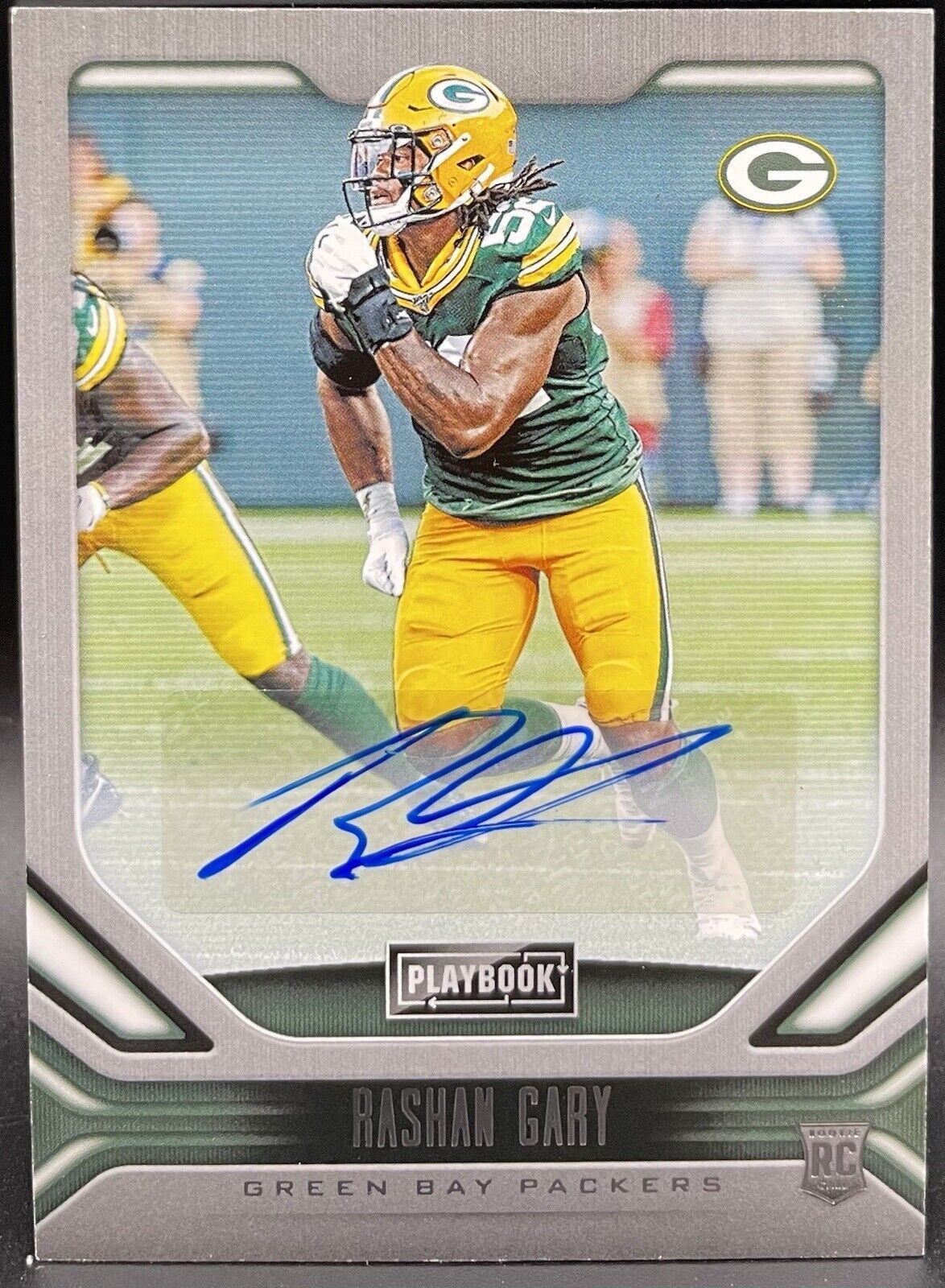 Rashan Gary  2019  Panini Playbook #153 RC Autograph Green Bay Packers￼