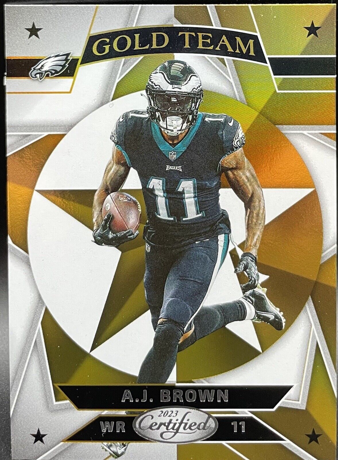 2023 Panini Certified AJ BROWN Gold Team Insert SP GT-14