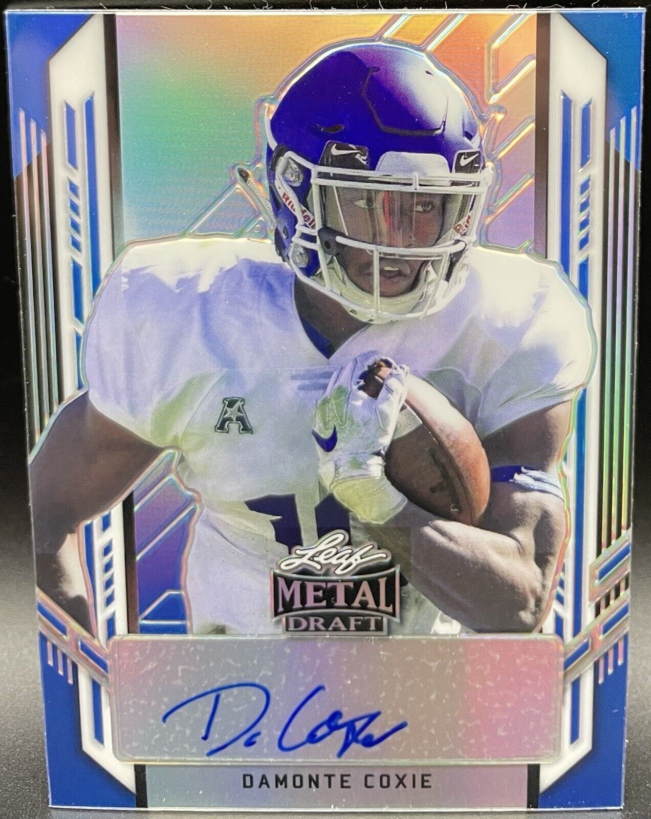 Damonte Coxie 2021 Leaf Metal #PA-DC1  Auto /35 Toronto Argonauts Metal