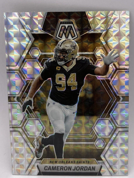 2023 Panini Mosaic CAMERON JORDAN #172 New Orleans Saints 🏈🔥🔥 PRIZM 