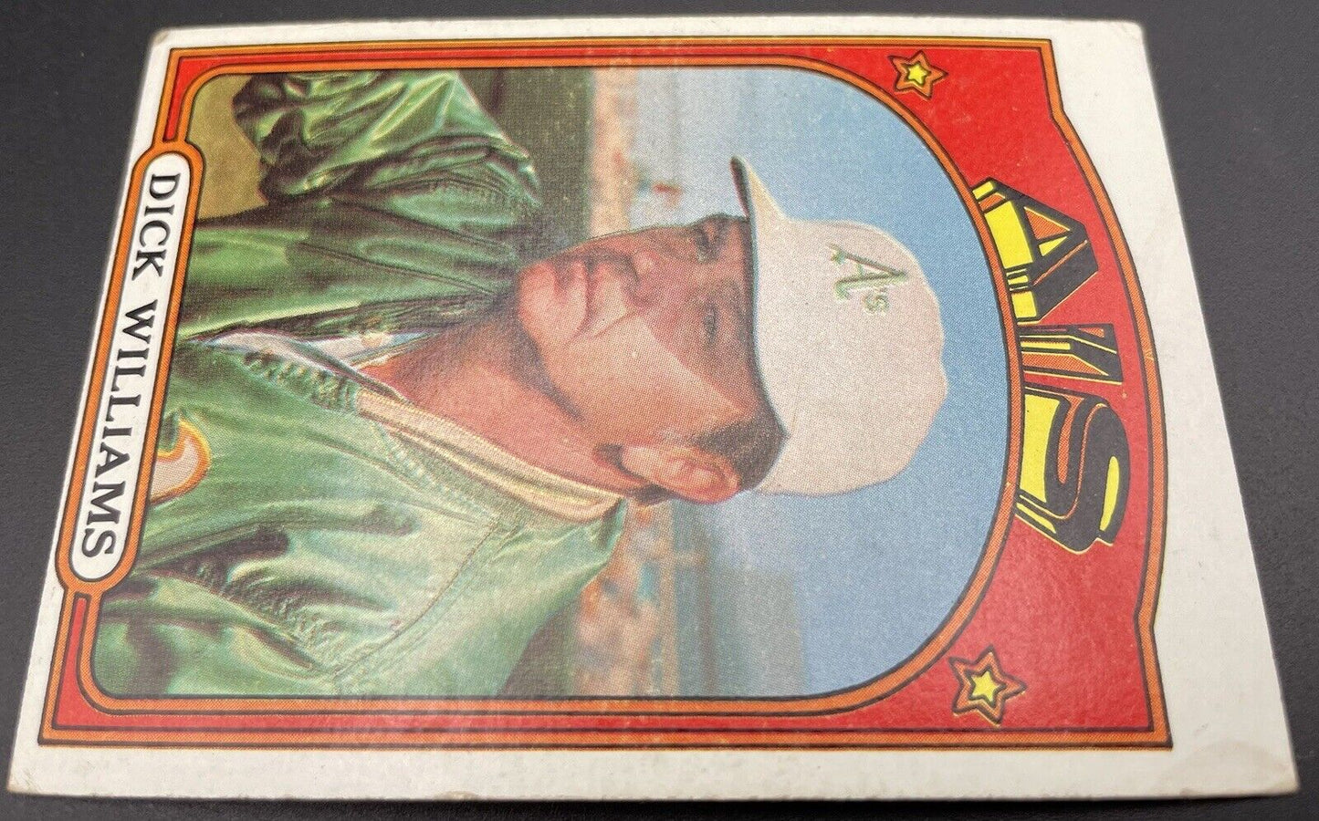 Dick Williams 1972 Topps #137 World Series Champions Oakland Athletics