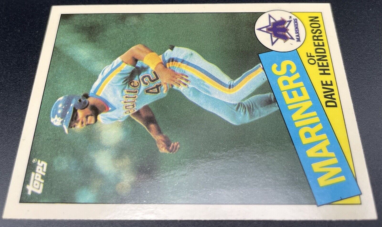 Dave Henderson 1985 Topps Tiffany Seattle Mariners #344 ⚾
