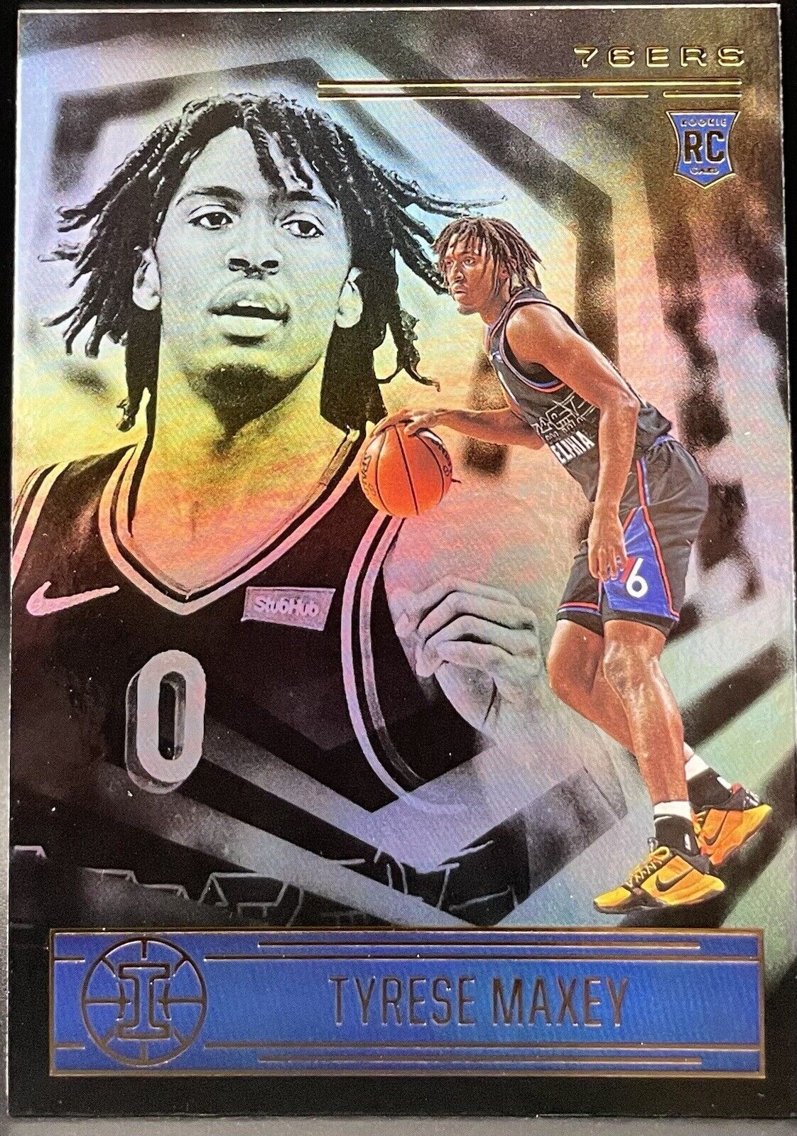 2020 Panini Illusions Tyrese Maxey RC Starlight Parallel 76ers