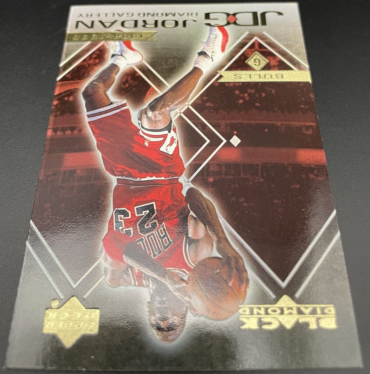 Michael Jordan 2000 Upper Deck Black Diamond #DG6 Chicago Bulls Diamond Gallery