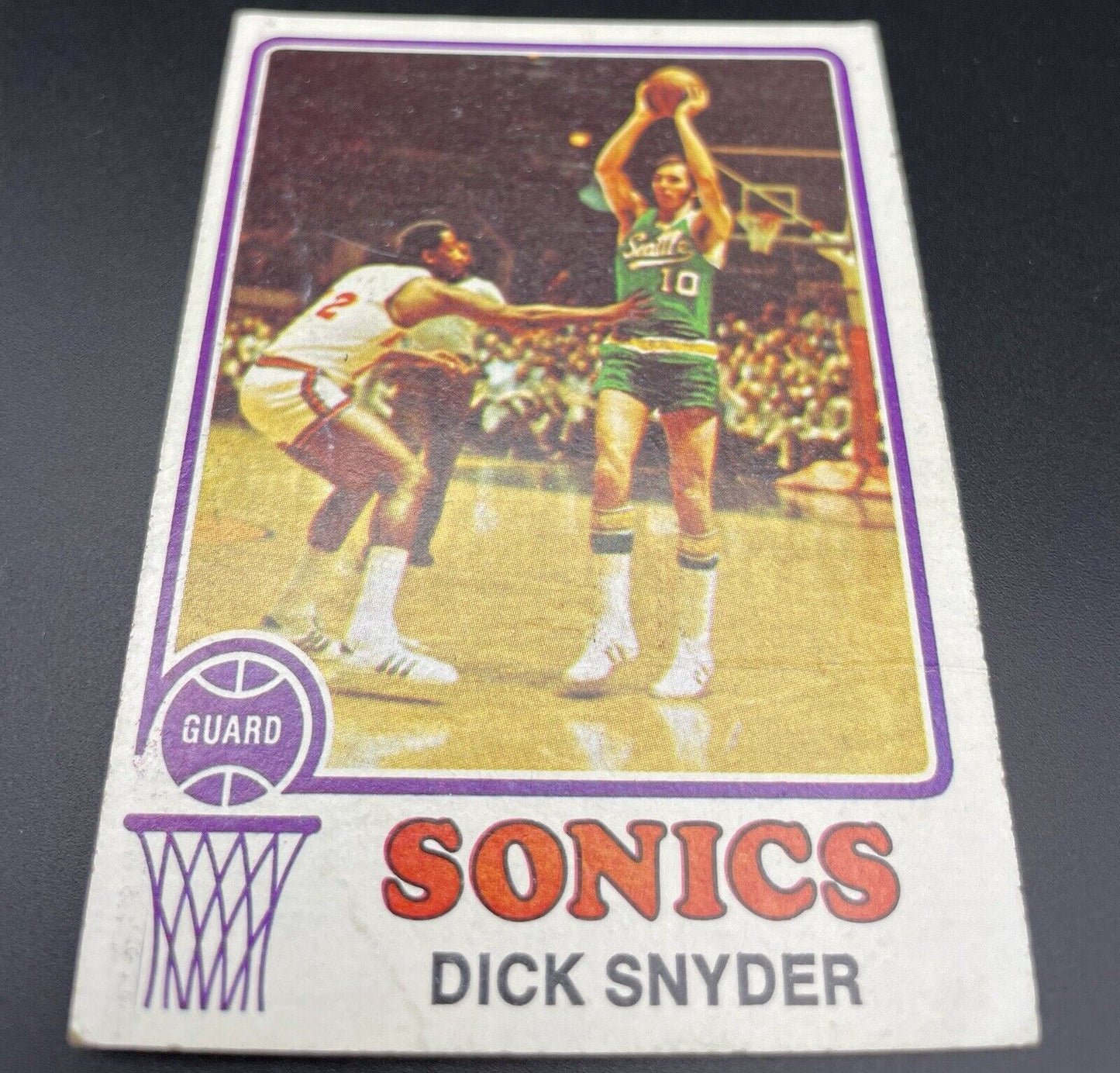 Dick Snyder  1974 Topps #86  Seattle Sonics Guard 