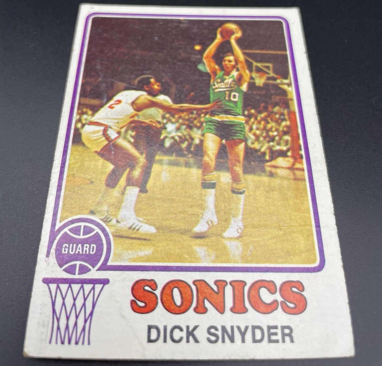 Dick Snyder  1974 Topps #86  Seattle Sonics Guard 