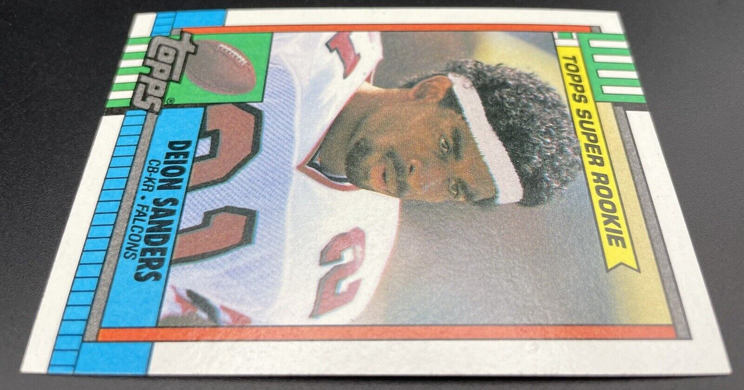 Deion Sanders “ Primetime”  1990 Topps #469 Super Rookie Atlanta Falcons