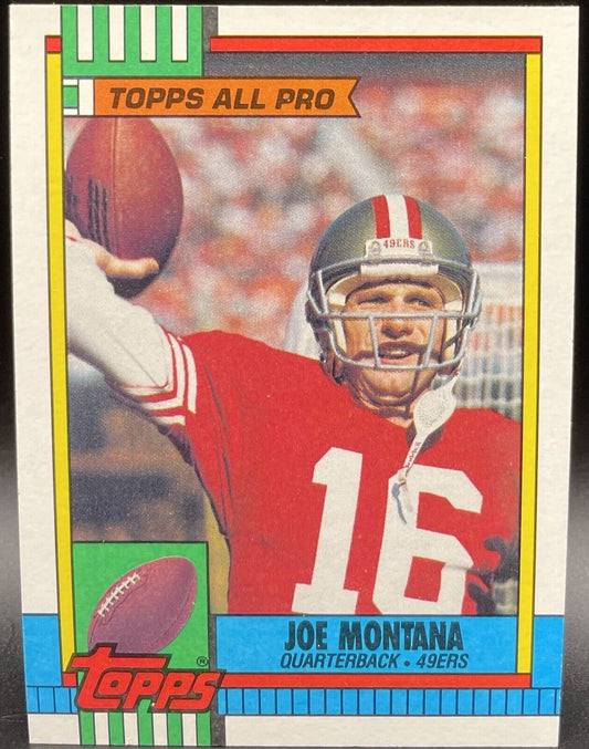 Joe Montana 1990 Topps #13 all pro San Francisco 49ers